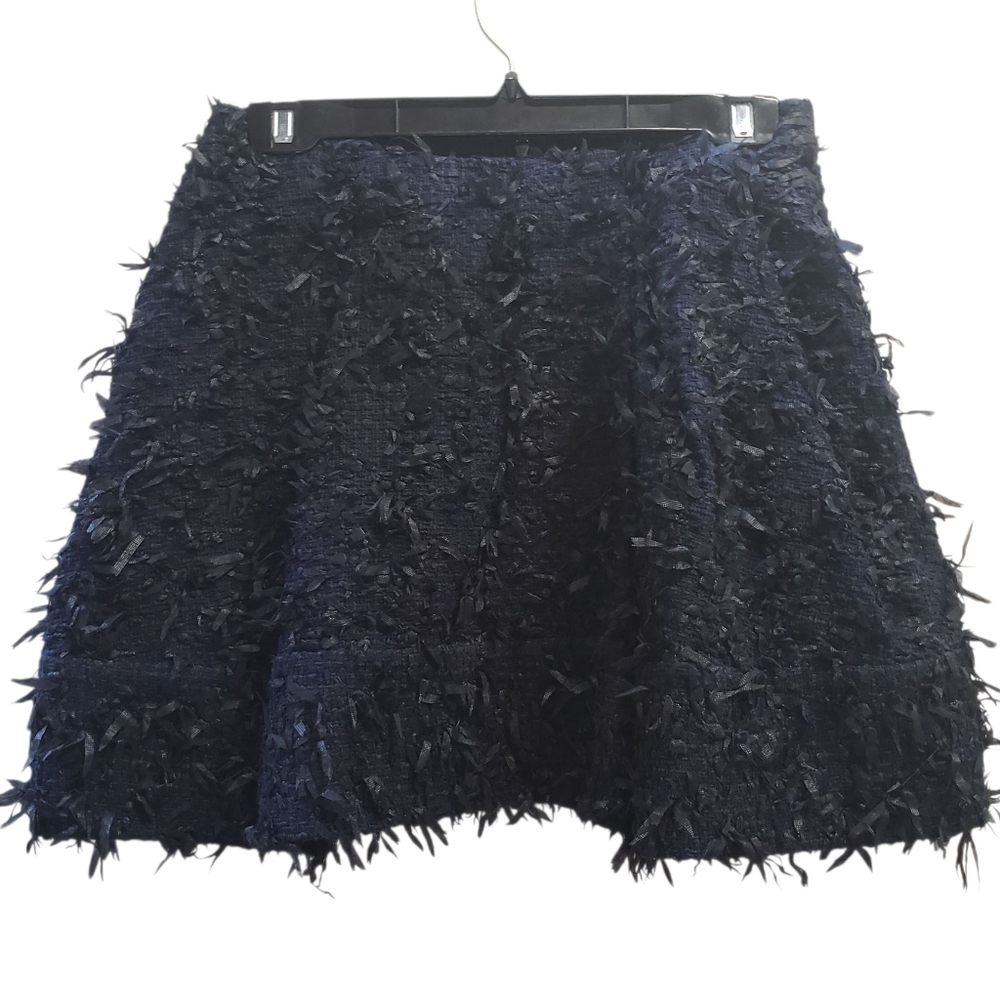 3.1 Phillip Lim Skirt Mini Textured Tweed A Line Pockets Silk Lined Size 4